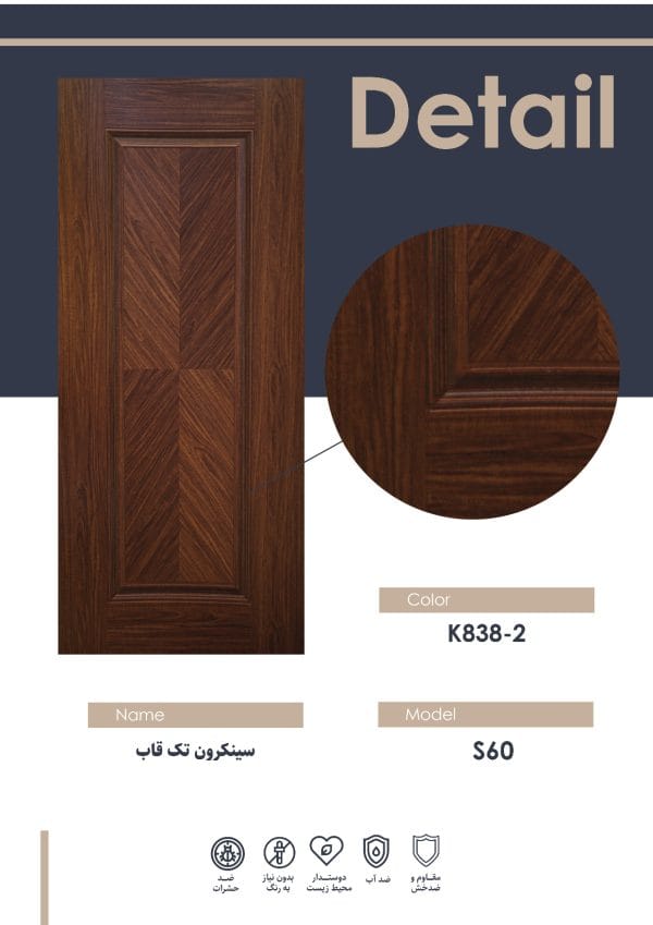 رویه درب سینکرون تک قاب