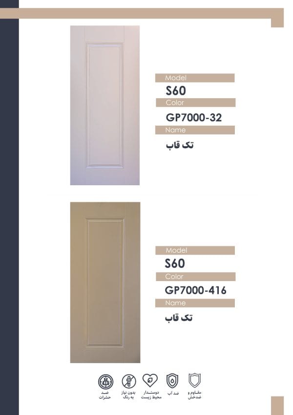 رویه درب تک قاب